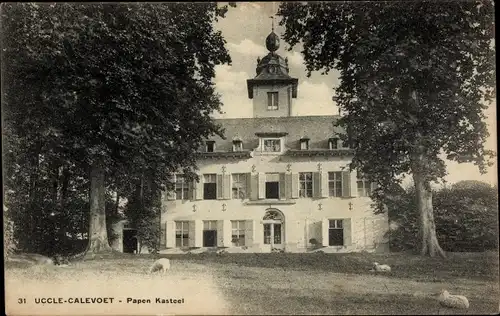 Ak Calevoet Uccle Ukkel Brüssel, Papen Kasteel