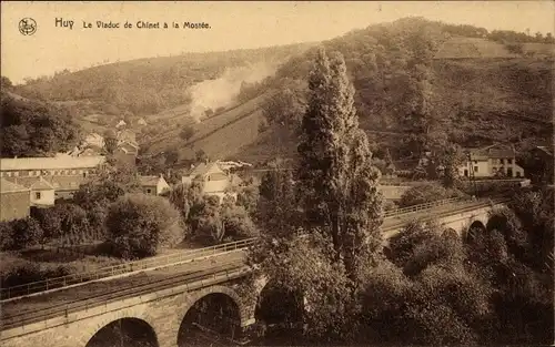 Ak Huy Wallonien Lüttich, Le Viaduc de Chinet a la Mostee