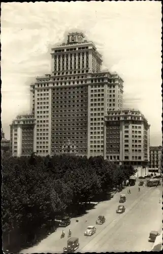 Ak Madrid Spanien, Spanien Gebäude