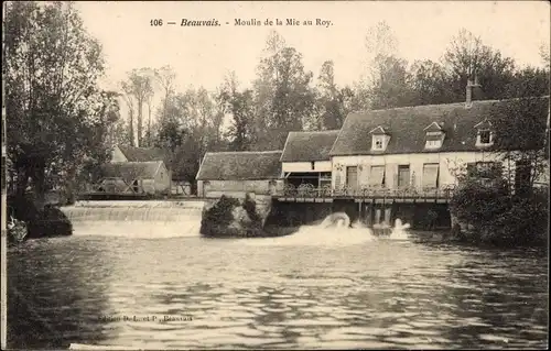 Ak Beauvais Oise, Moulin de la Mie au Roy