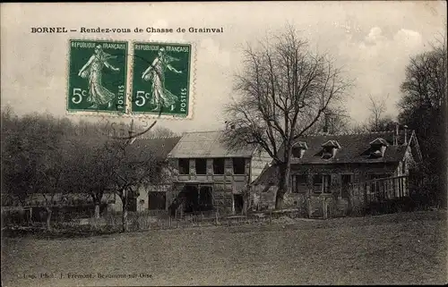 Ak Bornel Oise, Grainval-Jagdtreffen