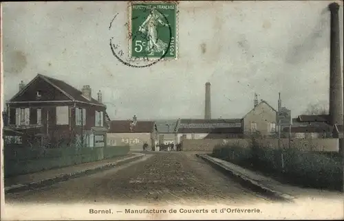 Ak Bornel Oise, Herstellung von Besteck und Silberwaren