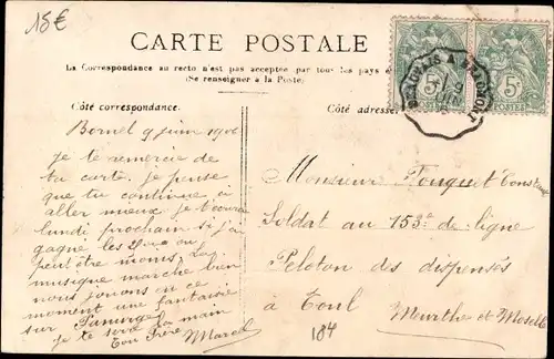 Ak Bornel-Oise, Rue Hoche, La Riviere