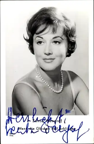 Ak Schauspielerin Senta Wengraf, Portrait, Autogramm