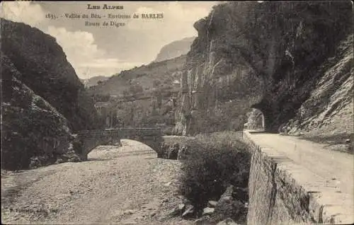Ak Barles Alpes de Haute Provence, Bès-Tal, Route de Digne