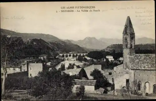 Ak Sisteron Alpes de Haute Provence, Das Buech-Tal