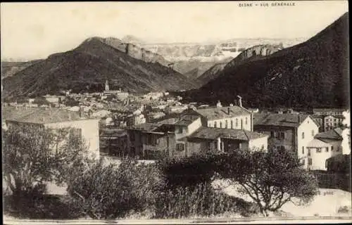 Postkarte Digne les Bains Alpes de Haute Provence, Gesamtansicht