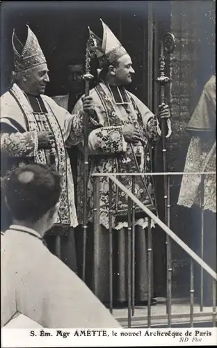 Ak Paris, S. Em. Mgr. Amette, der neue Erzbischof von Paris