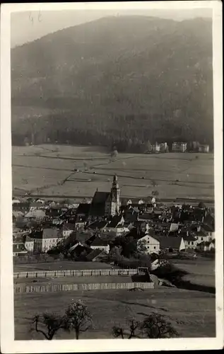 Ak Prachatice Prachatitz Südböhmen, Teilansicht