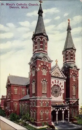 Ak Detroit Michigan USA, St. Mary's Catholic Church