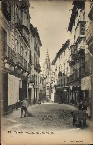 Ak Toledo Kastilien La Mancha Spanien, Calle del Comercio