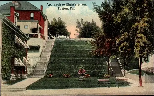 Ak Easton Pennsylvania, Approach to Eighth Street