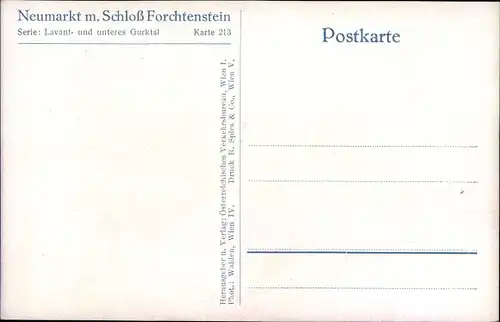 Ak Neumarkt in der Steiermark, Schloss Forchtenstein