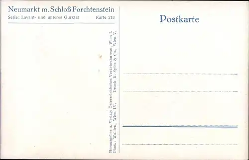 Ak Neumarkt in der Steiermark, Schloss Forchtenstein