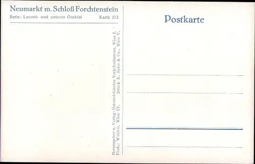 Ak Neumarkt in der Steiermark, Schloss Forchtenstein
