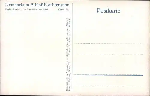 Ak Neumarkt in der Steiermark, Schloss Forchtenstein