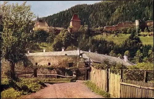 Ak Friesach in Kärnten, Ruine Petersberg