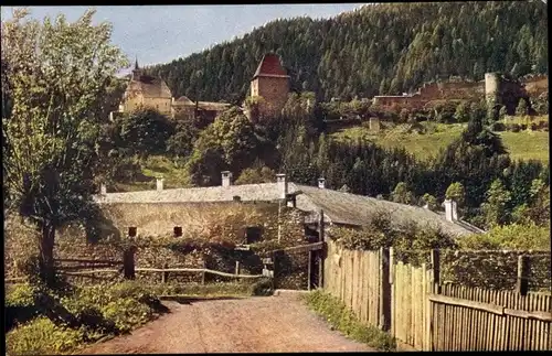 Ak Friesach in Kärnten, Ruine Petersberg