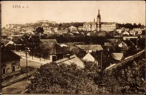 Ak Lysá nad Labem Lissa an der Elbe Mittelböhmen, Gesamtansicht