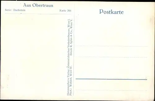 Ak Obertraun Oberösterreich, Dorfmotiv