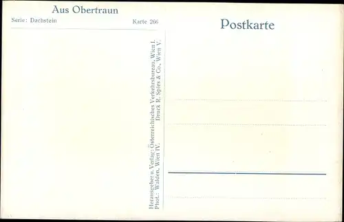 Ak Obertraun Oberösterreich, Dorfmotiv