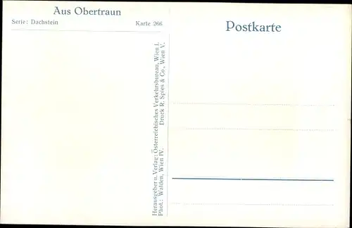 Ak Obertraun Oberösterreich, Dorfmotiv