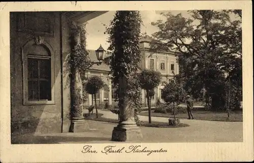 Ak Gera in Thüringen, Küchengarten