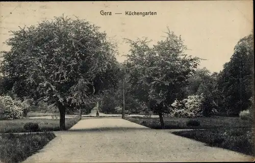 Ak Gera in Thüringen, Küchengarten