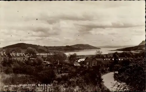 Ak Munlochy Black Isle Schottland, Panorama