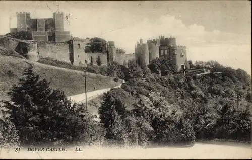 Ak Dover Kent England, Dover Castle