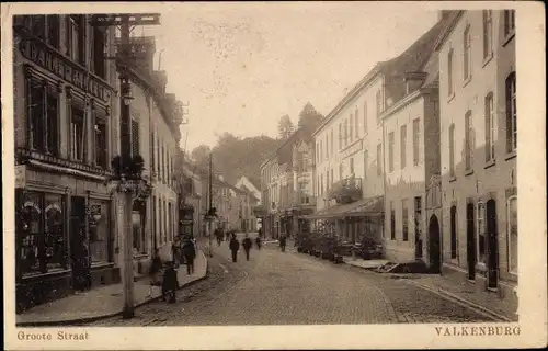 Ak Valkenburg Limburg Niederlande, Groote Straat