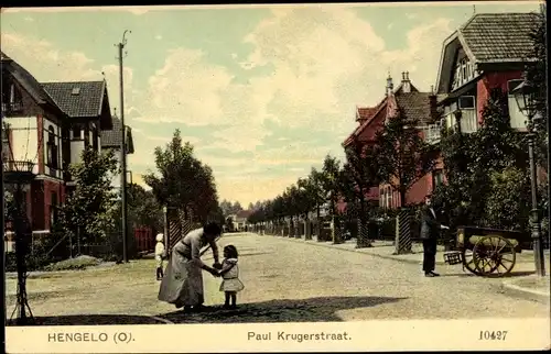 Ak Hengelo Overijssel Niederlande, Paul Krugerstraat