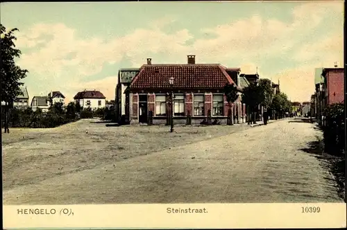 Ak Hengelo Overijssel Niederlande, Steinstraat