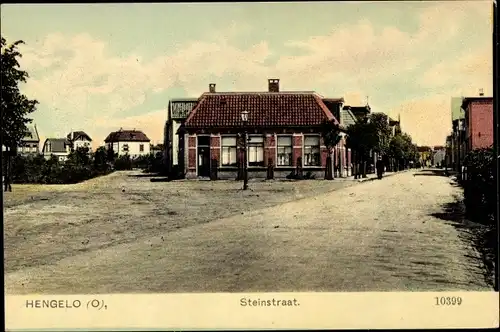 Ak Hengelo Overijssel Niederlande, Steinstraat