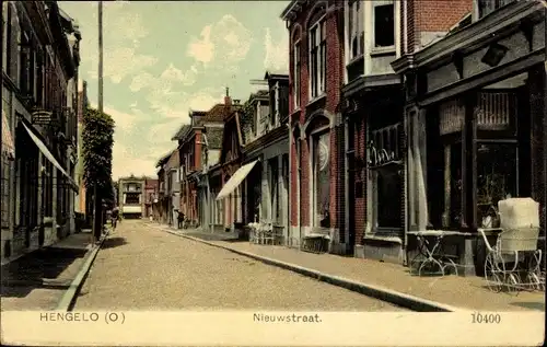 Ak Hengelo Overijssel Niederlande, Nieuwstraat
