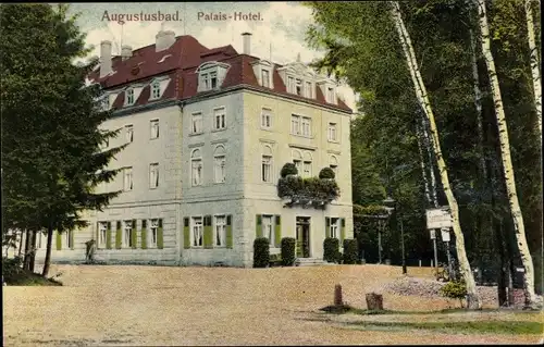 Ak Liegau Augustusbad Radeberg in Sachsen, Palais-Hotel