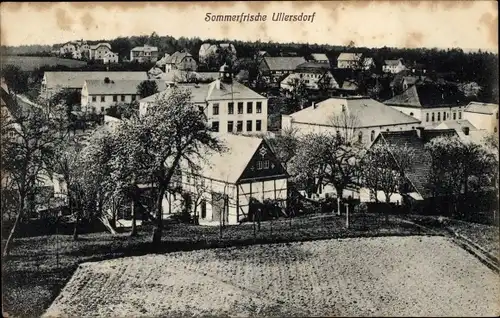 Ak Ullersdorf Radeberg in Sachsen, Teilansicht