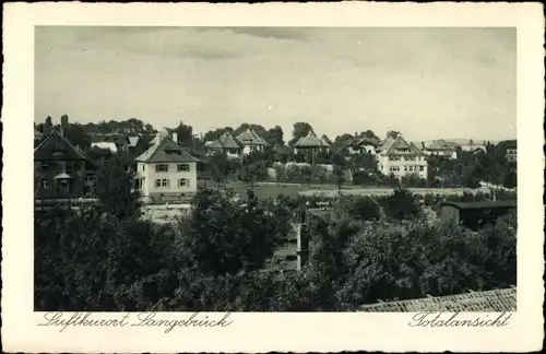 Ak Dresden Langebrück, Villen