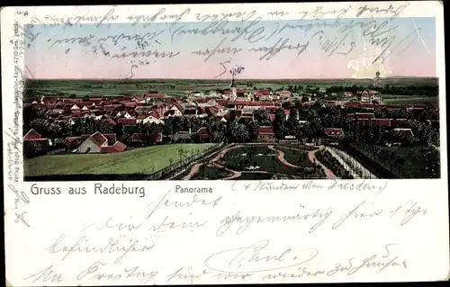 Ak Radeburg in Sachsen, Panorama