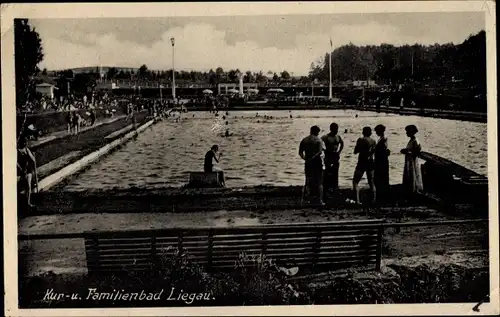 Ak Liegau Augustusbad Radeberg in Sachsen, Kur- und Familienbad