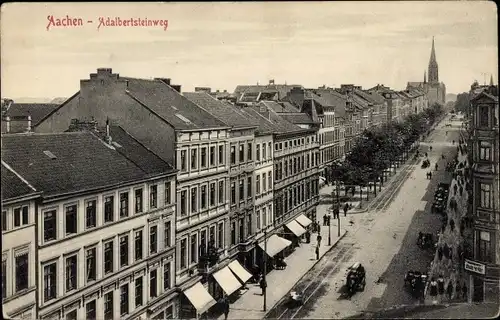 Ak Aachen in Nordrhein Westfalen, Adalbertsteinweg, Kirche