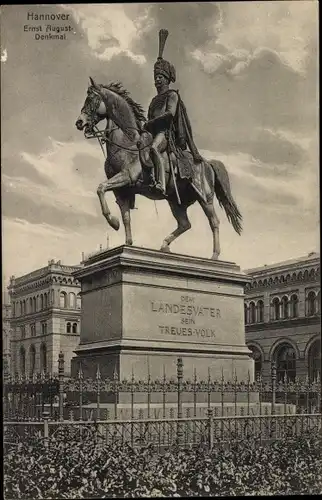 Ak Hannover in Niedersachsen, Ernst August Denkmal