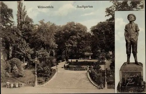 Ak Weißenfels an der Saale, Stadtgarten