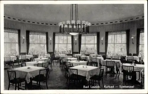 Ak Bad Lausick in Sachsen, Kurbad, Speisesaal