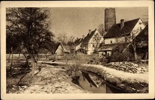 Ak Kohren Sahlis Frohburg Sachsen, Teilansicht, Ruine