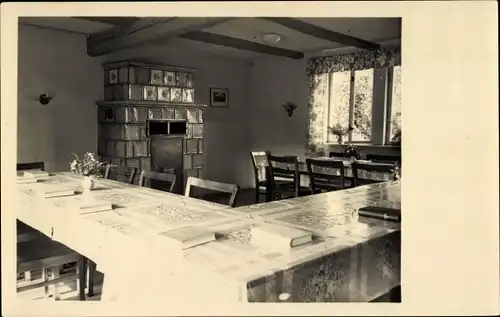 Ak Kohren Sahlis Frohburg Sachsen, Pfarrhof, Innenansicht