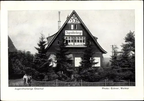 Ak Oberhof im Thüringer Wald, Jugendherberge, Vorderansicht