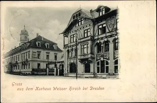 Ak Dresden, Kurhaus Weißer Hirsch