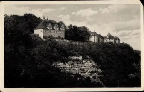 Ak Dornburg an der Saale Thüringen, Goetheschloss, Rokokoschloss, Altes Schloss