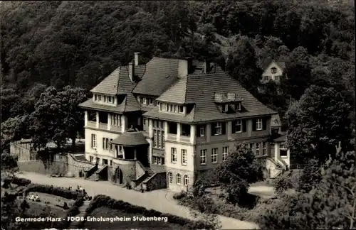 Ak Gernrode Quedlinburg im Harz, FDGB Erholungsheim Stubenberg